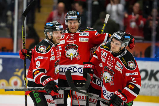 Malmö Redhawks Frederik Storm Mathias Tjärnqvist Nils