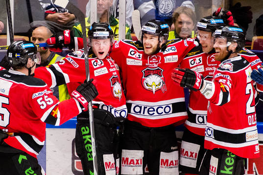 Malmö Redhawks Jens Henrik Tönjum och Björn Svensson