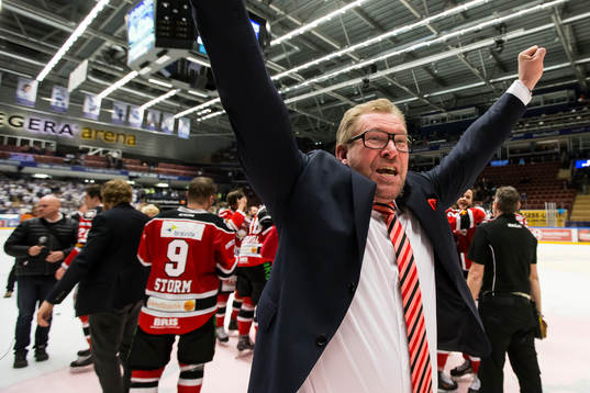 Patrik Sylvegård jublar