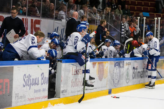 Leksands spelarna deppar