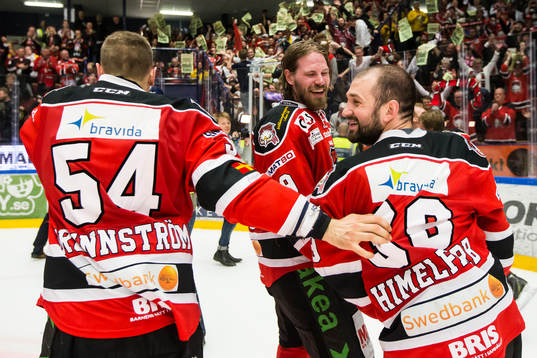 Malmö spelare Fabian Brunnström Stefan Warg Eric