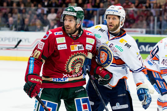 Frölundas Joel Lundqvist och Växjös Tomi Kallio