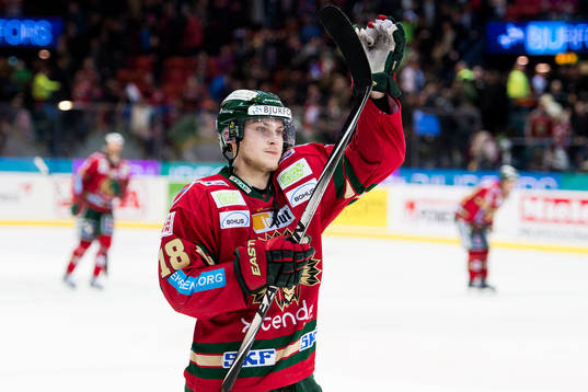 Frölundas Anton Blidh tackar publiken