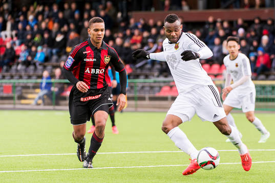 Brommapojkarnas Seth Hellberg och Östersunds Michael