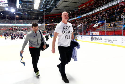 tränare Roger Melin med T-shirt