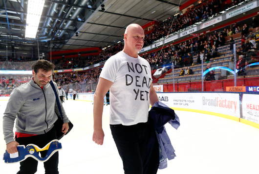 tränare Roger Melin med T-shirt
