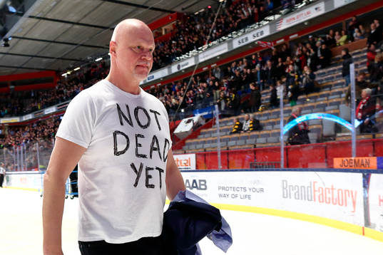 tränare Roger Melin med T-shirt