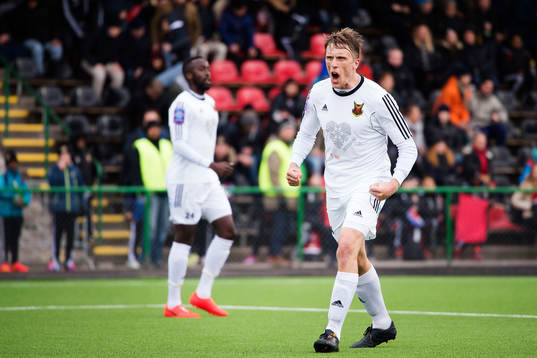 Östersunds Bobo Sollander Jansson jublar