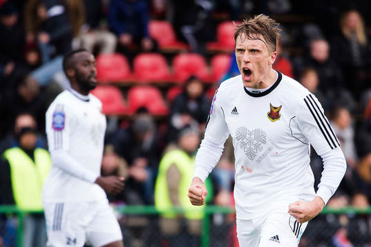 Östersunds Bobo Sollander Jansson jublar