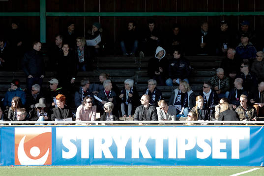 under fotbollsmatchen i Superettan mellan Utsikten och