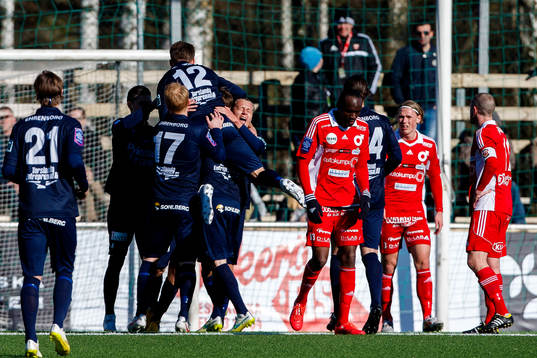 Utsiktens spelare jublar