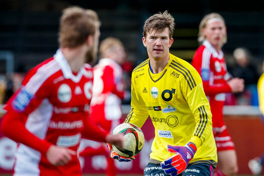 Degerfors målvakt August Strömberg