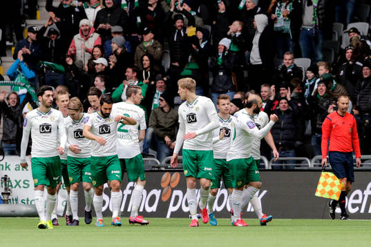 Hammarbys Kennedy Bakircioglu jublar