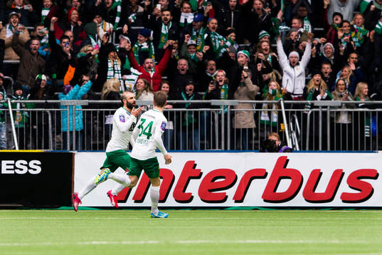 Hammarbys Kennedy Bakircioglu jublar