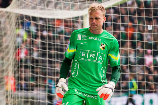 Häckens målvakt Peter Abrahamsson