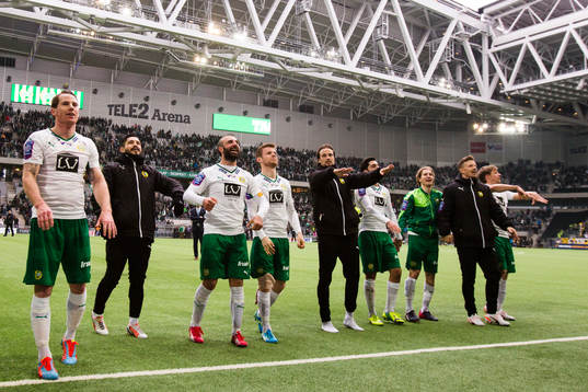 Hammarbys spelare tackar publiken