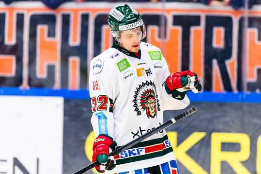 Frölundas Lukas Bengtsson hänger med huvudet