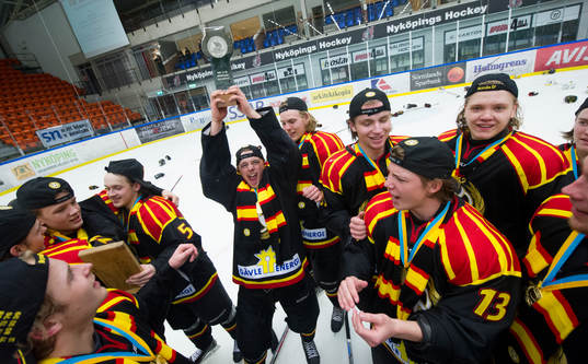 Brynäs firar SM guldet