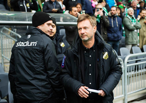 Häckens tränare Peter Gerhardsson