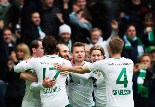 Hammarbys Johan Persson, Linus Hallenius, Kennedy