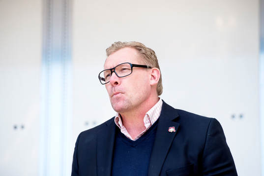 Malmö Redhawks sportchef Patrik Sylvegård när Malmö