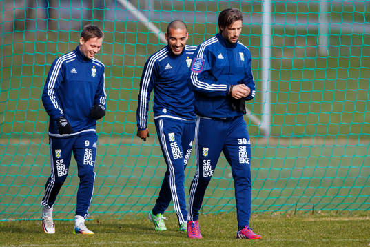 IFK Göteborgs Jakob Ankersen, Haitam Aleesami och Mattias