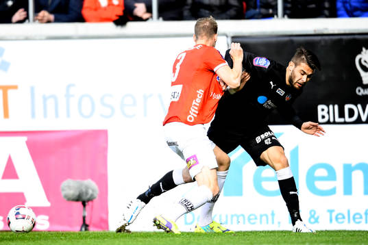 Kalmars Marcus Nilsson och Helsingborgs Astrit Ajdarevic
