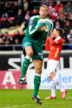 Helsingborgs målvakt Daniel Andersson