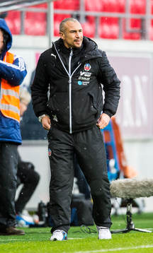 Helsingborgs manager Henrik Larsson