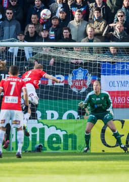 Helsingborgs målvakt Daniel Andersson