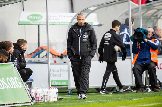 Helsingborgs manager Henrik Larsson
