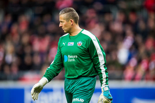 Helsingborgs målvakt Daniel Andersson