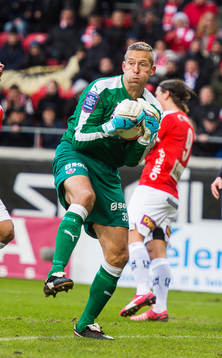 Helsingborgs målvakt Daniel Andersson