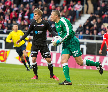 Helsingborgs målvakt Daniel Andersson