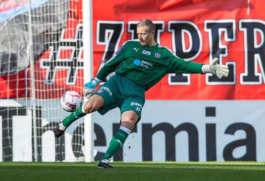 Helsingborgs målvakt Daniel Andersson
