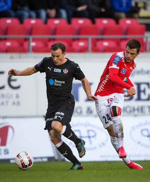 Helsingborgs Anton Wede och Kalmars Filip Sachpekidis