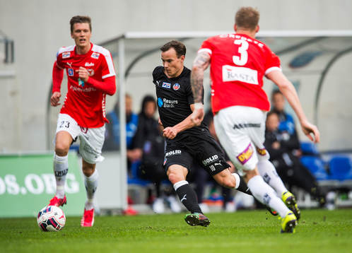 Kalmars Viktor Elm (v) och Kalmars Marcus Nilsson (h) med