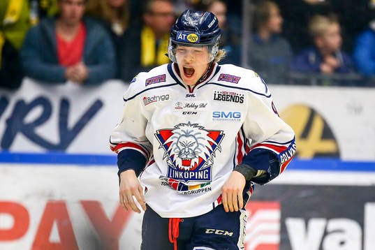 Linköpings Anton Karlsson skadade sig