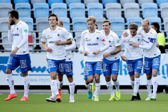 Norrköpings Christoffer Nyman jublar