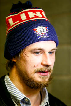 Linköpings Johannes Salmonsson deppar
