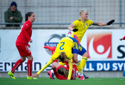 Sveriges backar Charlotte Rohlin och Nilla Fischer får det