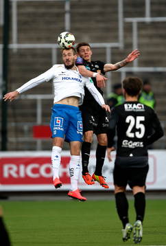 Norrköpings Emir Kujovic och Örebros Eiður Aron