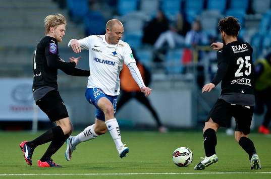 Örebros Kalle Holmberg, Norrköpings Daniel Sjölund och