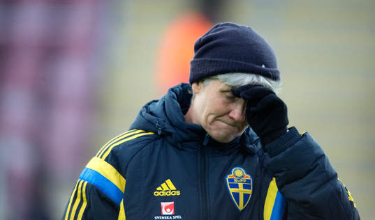Sveriges tränare Pia Sundhage