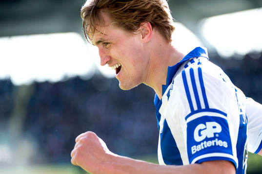 IFK Göteborgs Thomas Rogne firar