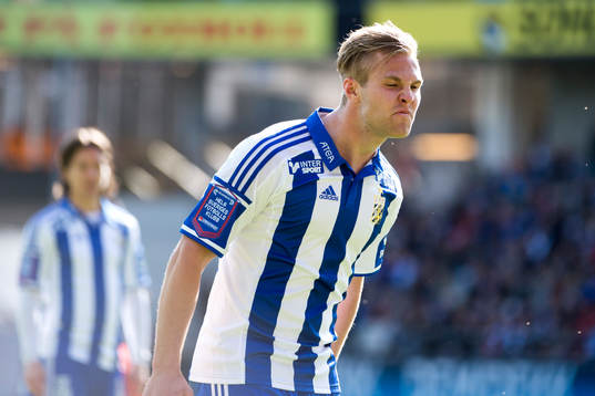 IFK Göteborgs Gustav Engvall deppar