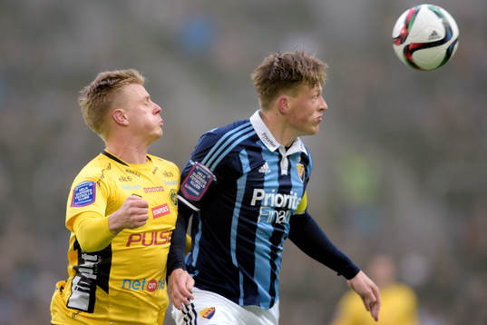Elfsborgs Per Frick och Djurgårdens Emil Bergström
