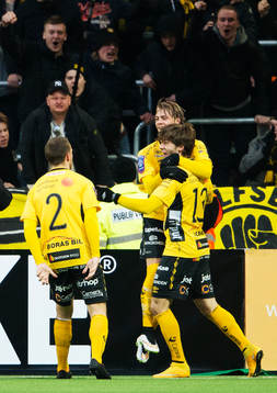 Elfsborgs Jesper Manns, Simon Hedlund och Arber Zeneli