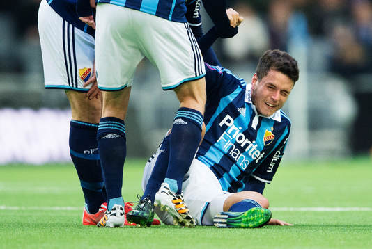 Djurgårdens Kerim Mrabti deppar