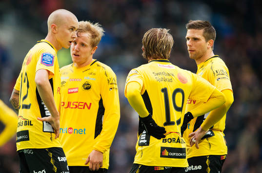 Elfsborgs Sebastian Holmén, Simon Lundevall, Simon Hedlund